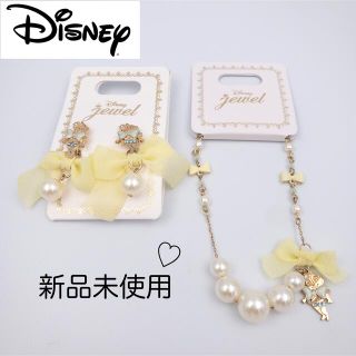 ディズニー(Disney)の【新品未使用】ディズニー チップとデール イヤリング ネックレス(イヤリング)