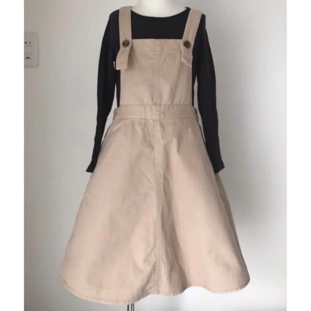 petit main(プティマイン)のキッズ　ジャンパースカート キッズ/ベビー/マタニティのキッズ服女の子用(90cm~)(スカート)の商品写真