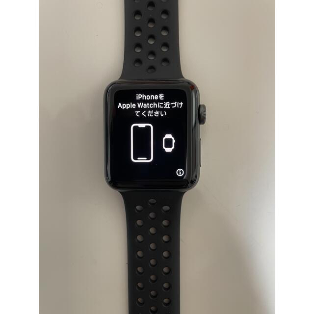 Apple Watch(アップルウォッチ)のApple Watch Nike+ Series3 スペースグレイ GPS 42 メンズの時計(腕時計(デジタル))の商品写真