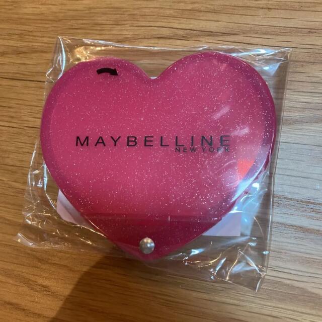 MAYBELLINE(メイベリン)のメイベリン ニューヨーク ハート型スライドミラー新品 レディースのファッション小物(ミラー)の商品写真