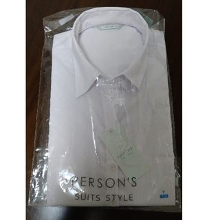 パーソンズ(PERSON'S)の【あやだぬき様専用】盛夏用 ブラウス半袖 ﾊﾟｰﾌﾟﾙｽﾄﾗｲﾌﾟ 7号(シャツ/ブラウス(半袖/袖なし))