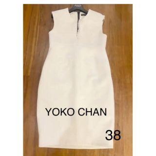 バーニーズニューヨーク(BARNEYS NEW YORK)の帰省前セール！YOKO CHAN パール　ワンピース　美品(ひざ丈ワンピース)