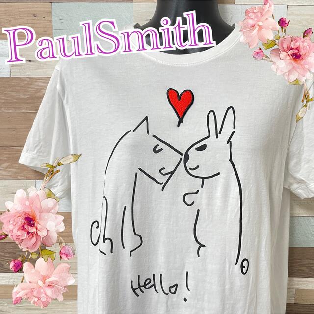 トップス【Paul Smith】希少！！HELLOシリーズ♡ハートは刺繍です！