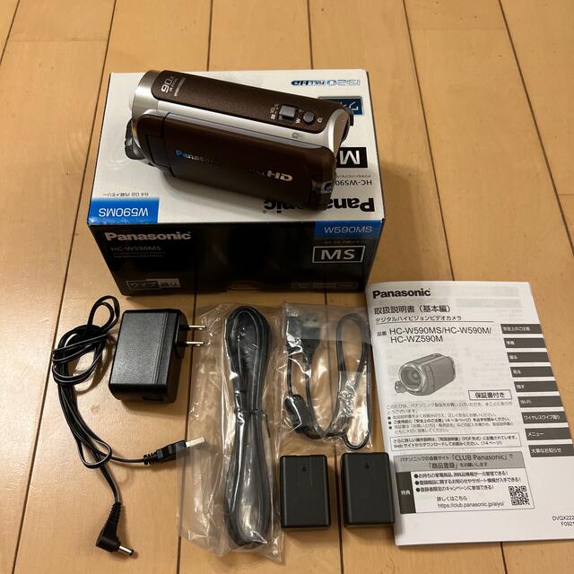 Panasonic(パナソニック)のPanasonic ビデオカメラ ブラウン HC-W590MS-T スマホ/家電/カメラのカメラ(ビデオカメラ)の商品写真