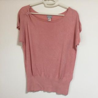 エイチアンドエム(H&M)のH&M トップス ニット 半袖(Tシャツ(半袖/袖なし))