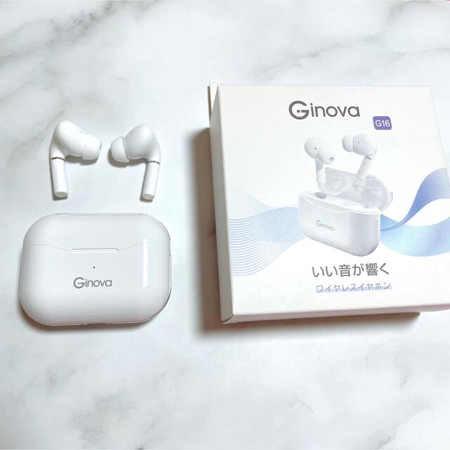 Ginova G16  ワイヤレスイヤホン AirPods Pro スマホ/家電/カメラのオーディオ機器(ヘッドフォン/イヤフォン)の商品写真