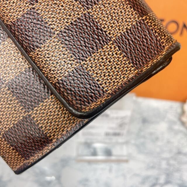 Louis Vuitton　正規品　ポルトフォイユ・サラ_ダミエエベヌ