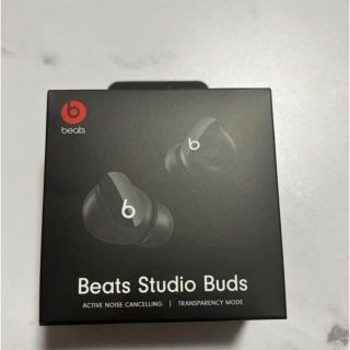 ビーツ(Beats)の Beats Studio Buds ブラック (ヘッドフォン/イヤフォン)