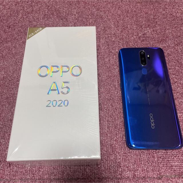 新品未開封 保証あり OPPO A5 2020ブルー モバイルで購入