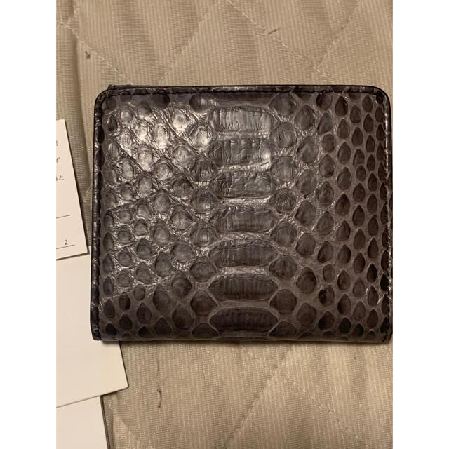 BALLY パイソン二つ折り財布(未使用中古扱い) 【在庫あり/即出荷可