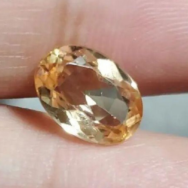 天然インペリアルトパーズ ルース 2.961ct ソーティング付き各種パーツ