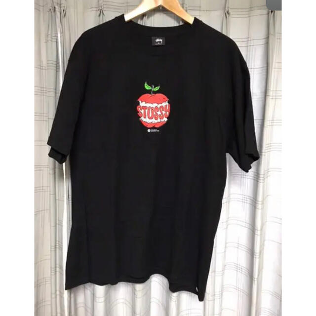 古着 ステューシー stussy 半袖 Tシャツ りんご アップル 女性が喜ぶ
