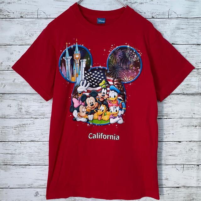 入手困難】Disney ディズニー Tシャツ 両面プリント 一点物 海外輸入