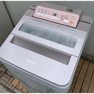 パナソニック(Panasonic)のPanasonic 2018年製 洗濯機 おしゃれピンク 7kg エコナビ搭載(洗濯機)