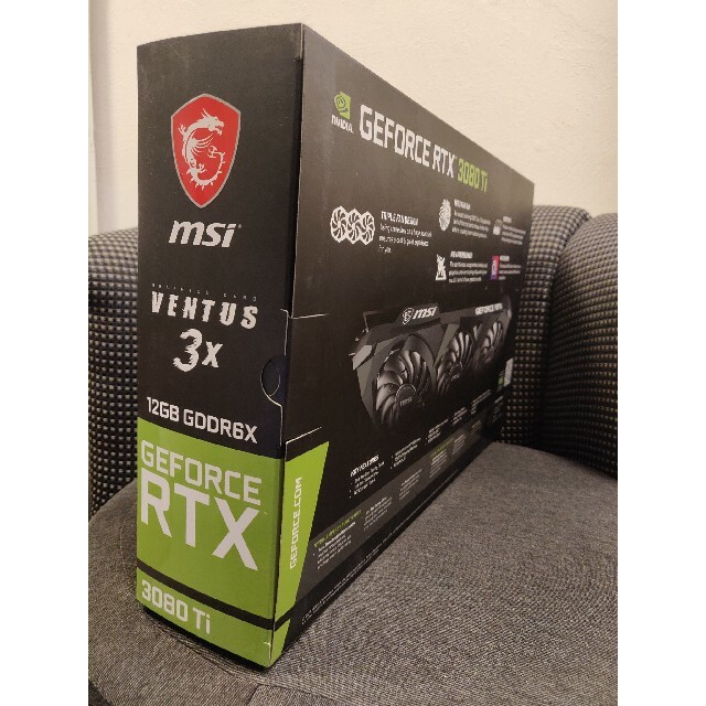 【新品未使用】MSI RTX 3080 Ti VENTUS 3X 12G OC