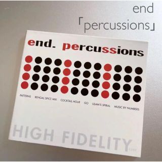 end / percussions ほぼ未使用 ジャケット難有(ポップス/ロック(洋楽))