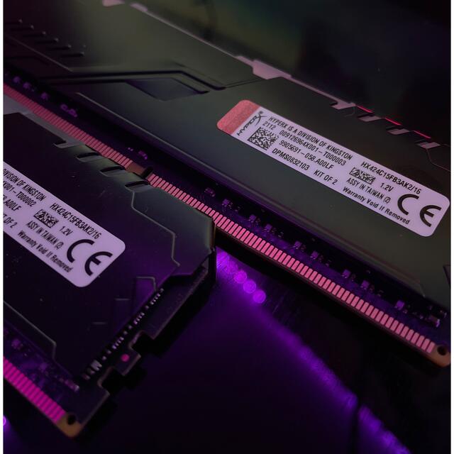 Kingstonメモリ DDR4 2666MHz 16GB(8GB×2) 2