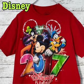ディズニー(Disney)のDisney ディズニー　Tシャツ　海外輸入　入手困難　一点物　レア　ミッキー(Tシャツ/カットソー(半袖/袖なし))