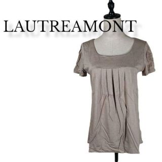 ロートレアモン(LAUTREAMONT)のLAUTREAMONT　カットソー半袖 ブラウン系　3　日本製　美品(シャツ/ブラウス(半袖/袖なし))