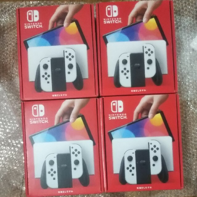 新品、未使用 任天堂Switch有機ELホワイト×4