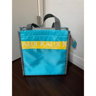 カルディ(KALDI)のKALDI 保冷バック　青(日用品/生活雑貨)