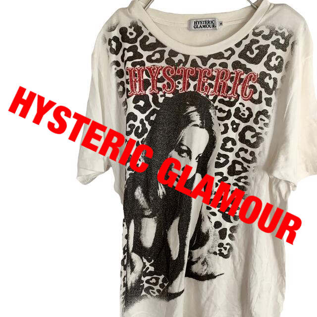 HYSTERIC GLAMOUR(ヒステリックグラマー)のHYSTERIC GLAMOUR ヒスガール　プリント　Tシャツ レディースのトップス(Tシャツ(半袖/袖なし))の商品写真