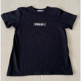 ミルクフェド(MILKFED.)のMILKFED. COPPER LOGO S/S TEE  黒　サイズS(Tシャツ(半袖/袖なし))