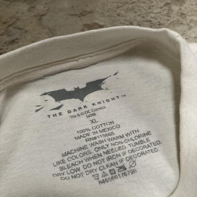 00s　映画 ダークナイト dark knight　オフィシャル Tシャツ　XL メンズのトップス(Tシャツ/カットソー(半袖/袖なし))の商品写真