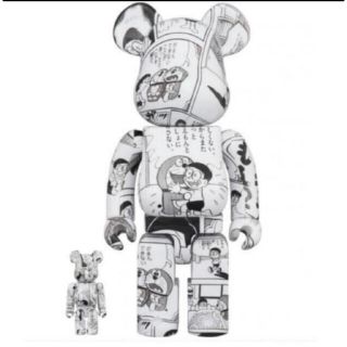 ベアブリック(BE@RBRICK)の【送料込】BE@RBRICKドラえもん コミックVer. 100％ & 400％(フィギュア)