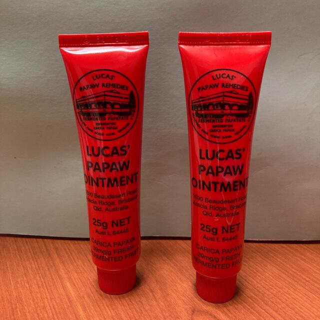 新品未使用 Lucas Papaw ルーカスポーポークリーム 25g ×2本 コスメ/美容のスキンケア/基礎化粧品(フェイスオイル/バーム)の商品写真