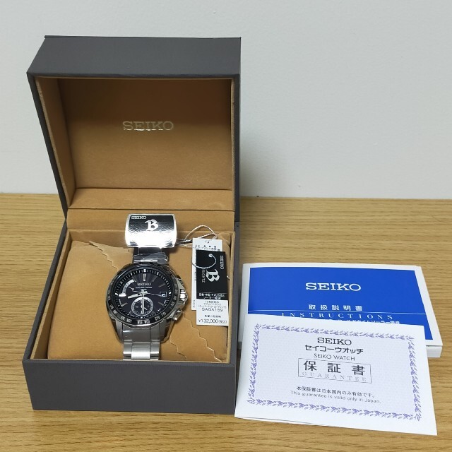 セイコー ブライツ メンズソーラー電波腕時計 SAGA159 正規品　SEIKO メンズの時計(腕時計(アナログ))の商品写真