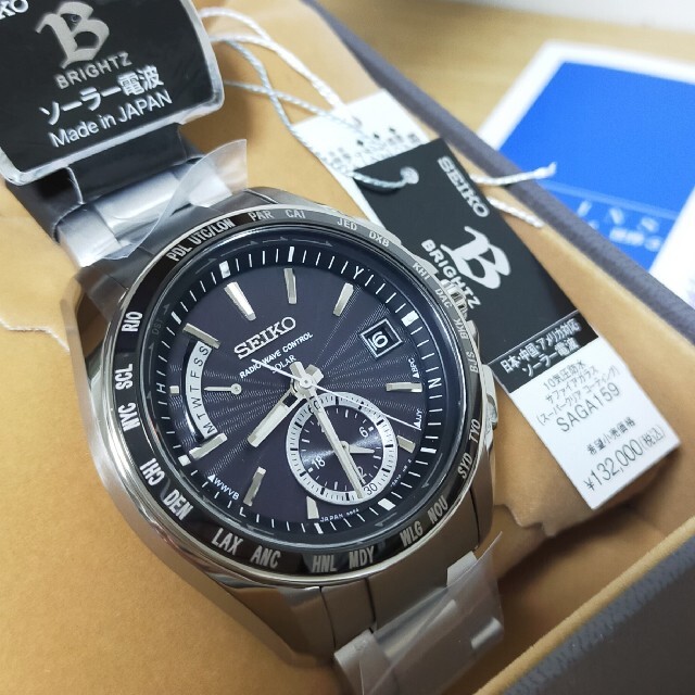 セイコー ブライツ メンズソーラー電波腕時計 SAGA159 正規品　SEIKO