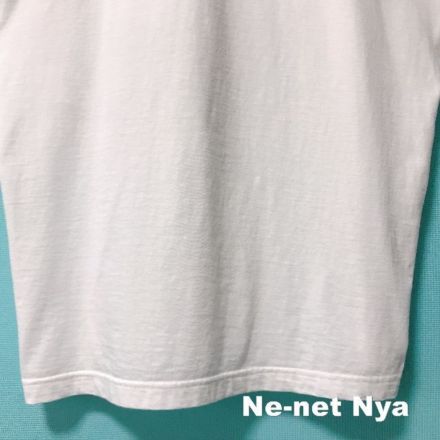 Ne-net(ネネット)の【Ne-net】にゃー STAND UPにゃープリント Tシャツ Lサイズ レディースのトップス(Tシャツ(半袖/袖なし))の商品写真