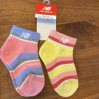 ニューバランス(New Balance)のニューバランス⭐︎NB⭐︎ 靴下　キッズ ベビー 女の子 13-19cm(靴下/タイツ)