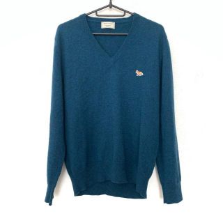 Maison Kitsune 長袖セーター Sサイズ 青