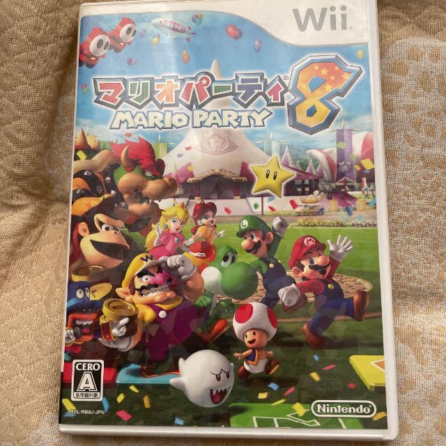 Wii　マリオパーティ 8 エンタメ/ホビーのゲームソフト/ゲーム機本体(家庭用ゲームソフト)の商品写真