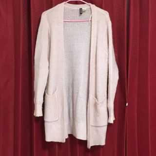 フォーエバートゥエンティーワン(FOREVER 21)の♡F21ピンクニットロングカーディガン♡(カーディガン)