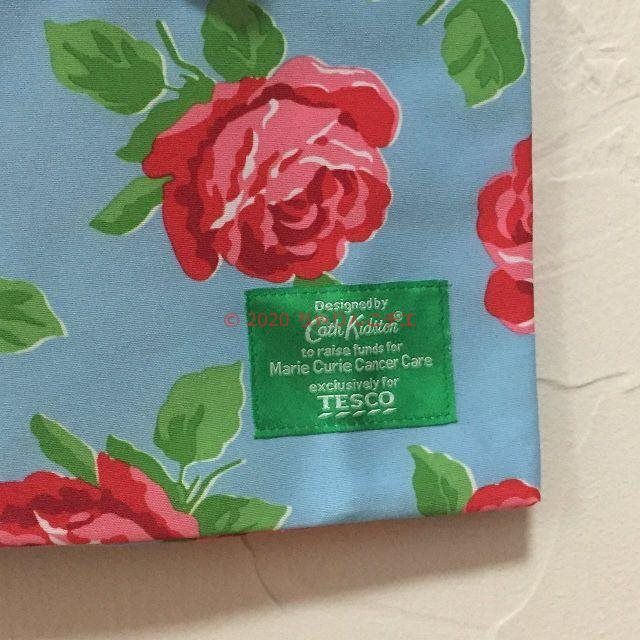 Cath Kidston(キャスキッドソン)の【難有新品】 テスコ-キャスキッドソン エコバッグ オットマンローズブルー レディースのバッグ(エコバッグ)の商品写真