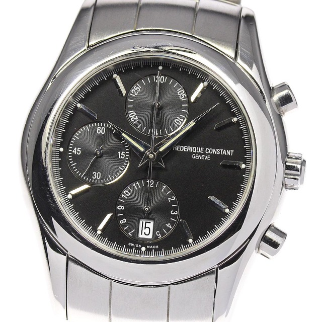 おトク情報がいっぱい! デイト クロノグラフ CONSTANT】フレデリック・コンスタント ☆訳あり【FREDERIQUE - CONSTANT FREDERIQUE FC-392X5B4/5/6 メンズ 自動巻き 腕時計(アナログ)