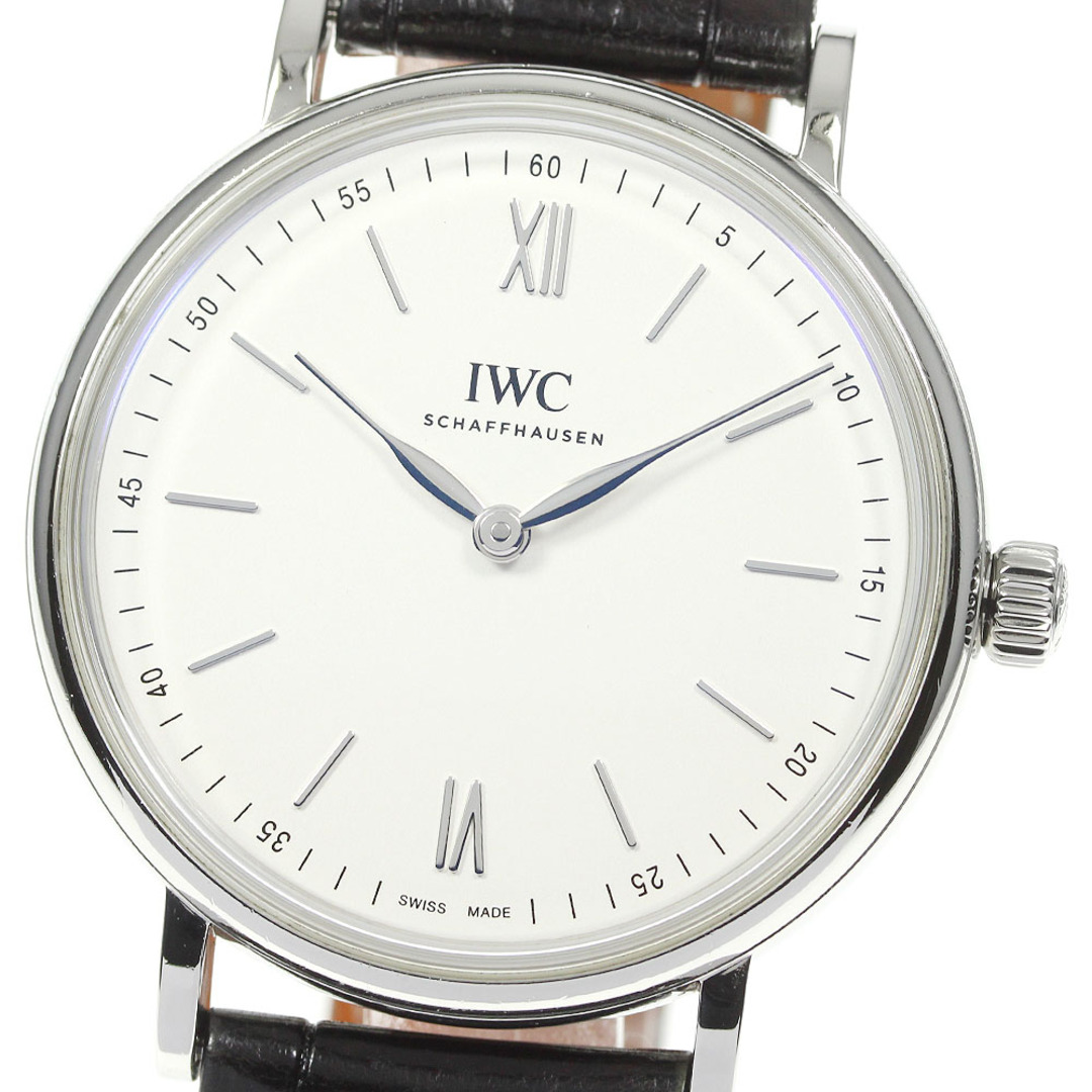 ★内箱・保証書付き【IWC SCHAFFHAUSEN】IWC ポートフィノ ハンドワインド ピュアクラシック IW511102 手巻き メンズ【ev10】