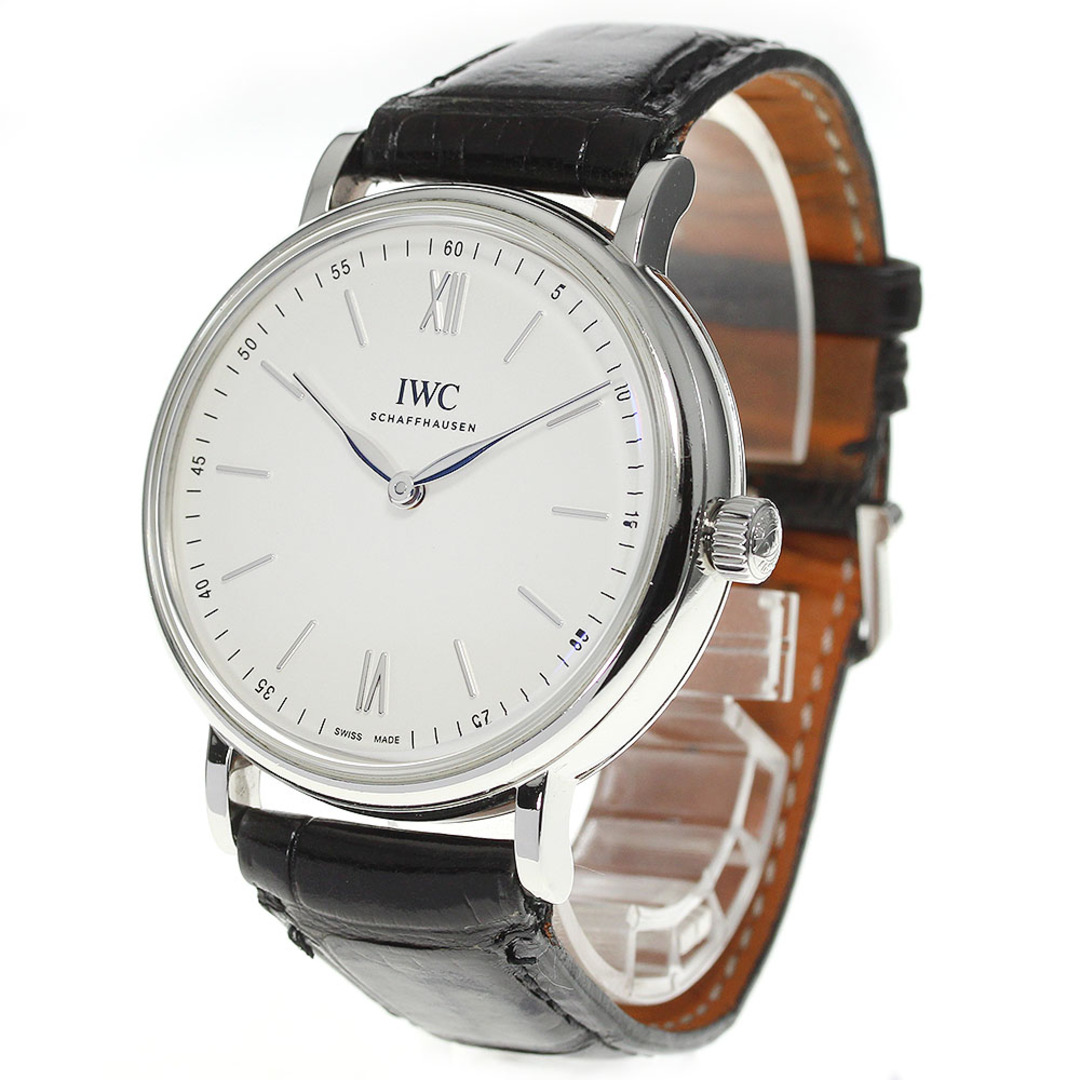 ★内箱・保証書付き【IWC SCHAFFHAUSEN】IWC ポートフィノ ハンドワインド ピュアクラシック IW511102 手巻き メンズ【ev10】