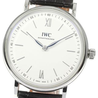 インターナショナルウォッチカンパニー(IWC)の★内箱・保証書付き【IWC SCHAFFHAUSEN】IWC ポートフィノ ハンドワインド ピュアクラシック IW511102 手巻き メンズ【ev10】(腕時計(アナログ))