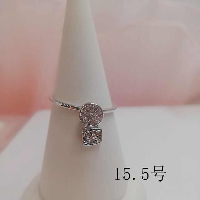 tt15062閉店セール15.5号リング細身優雅リングジルコニアリング レディースのアクセサリー(リング(指輪))の商品写真