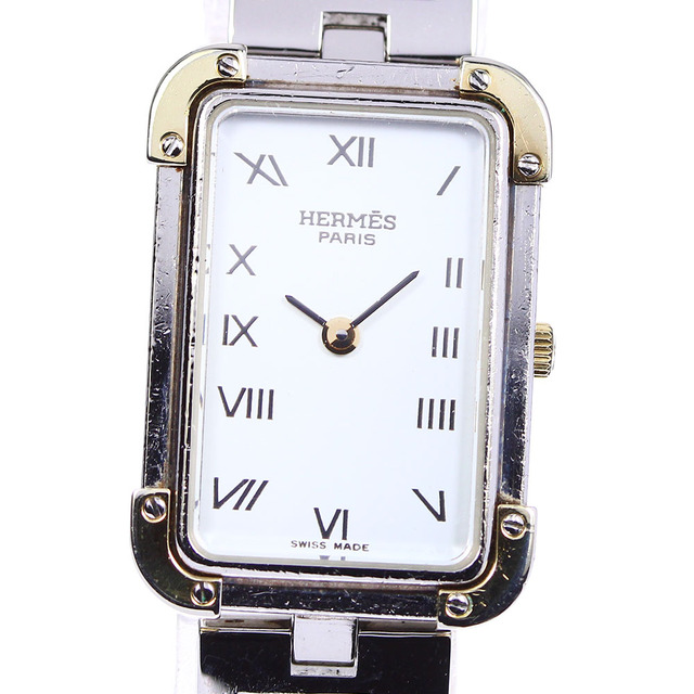 ご注意ください 【HERMES】エルメス クロアジュール CR1.240 クォーツ