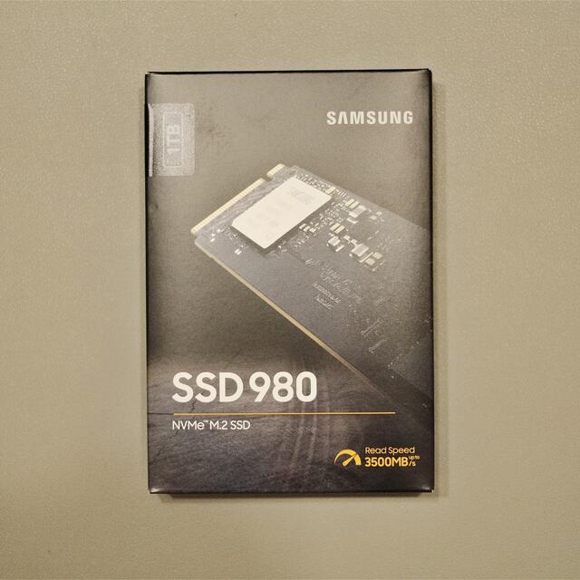 150万時間Samsung 980 1TB PCIe Gen 3.0 NVMe M.2