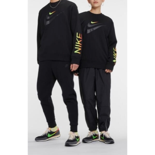 NIKE - 2 ＸL 【NIKE】ブラック×マルチカラー トレーナー【ナイキ】の ...