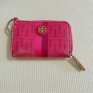 新品！トリーバーチ コインケース 収納袋付き TORY BURCH ストライプ