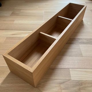 ムジルシリョウヒン(MUJI (無印良品))の無印良品 壁に付けられる家具箱88cm オーク材突板 MUJI(棚/ラック/タンス)