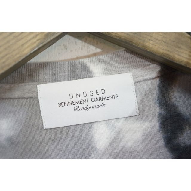 UNUSED(アンユーズド)の美品 22SS UNUSED アンユーズド タイダイ 長袖Tシャツ 灰520M▲ メンズのトップス(Tシャツ/カットソー(七分/長袖))の商品写真