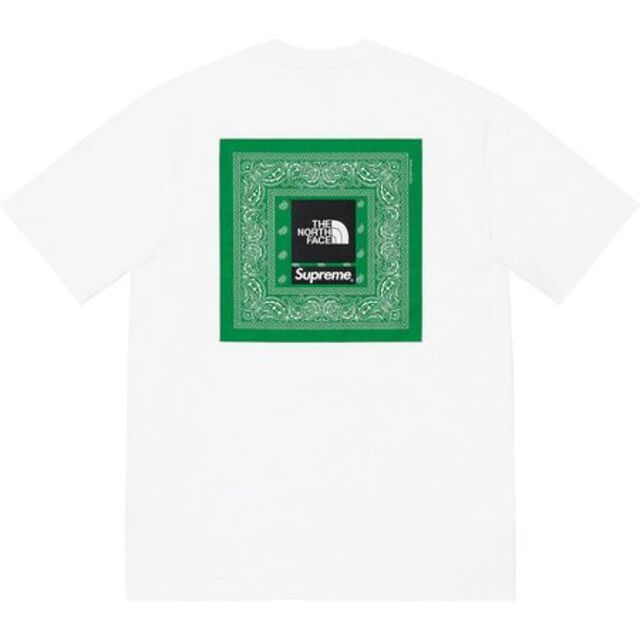 評価多数!! M Supreme NORTH FACE Bandana Tee